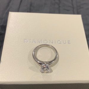 QVC diamonique 2ct pear